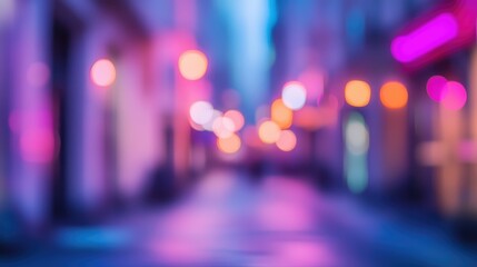 Wall Mural - soft bokeh background with vibrant gradient hues for creative design and artistic projects