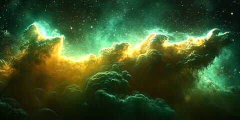 Wall Mural - Fantasy Abstract Texture Depicting the Universe