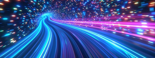 Wall Mural - Velocity Lightstream