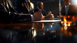 © Eugenie - Discussion Among Business Professionals in a Modern Conference Room During Afternoon