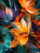 © Alexander Chaykin - Vivid Floral Abstract Art