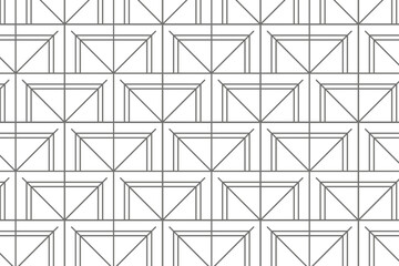 Wall Mural - gray interlacement stylish pattern design element