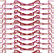 © rasengan - Texture in the form of large wavy red lines, symmetrically located.