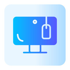 monitor gradient icon