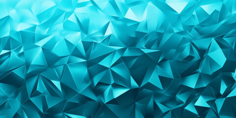 Wall Mural - light azure blue background with a futuristic triangular block structure. the textured 3d triangle t