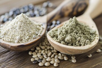 hemp seeds and flour