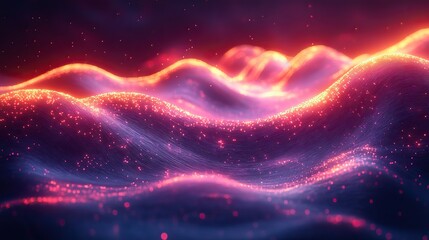 Wall Mural - vibrant neon lines create a dynamic and futuristic art concept with electrifying designs, perfect fo