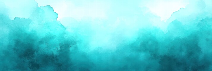 Wall Mural - Abstract turquoise background with soft textures and gradients