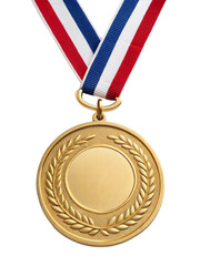 Fototapete - Winner medal isolated on white cut-out.