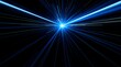 © ImagineInfinite - Blue Light Streaks Radiating from a Bright Central Point
