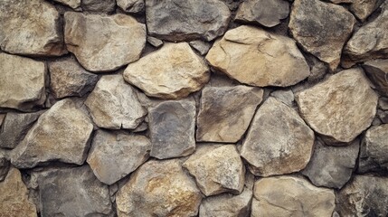 Leinwandbilder - Textured stone wall background showcasing natural rocks for artistic and design purposes in photography or digital media projects