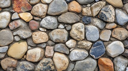 Poster - Natural textured stones from a mine wall ideal for backgrounds and geological designs in creative projects and artistic applications