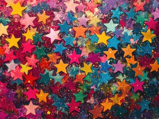 Poster - Colorful star group