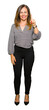 © Krakenimages.com - Beautiful middle age business woman showing and pointing up with finger number one while smiling confident and happy.