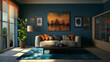 © Andrei - showcase an image of a beautifully painted living room