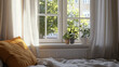 © Almaz - Bright and Inviting: Serene Room with Soft Pillows and White Window Sill0