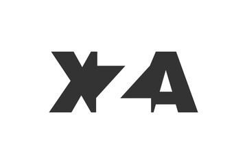 XZA logo design. Initial letter X Z A bold font style for tech startups, consulting, corporate branding. Creative company name, headlines typography identity, trendy logotype.