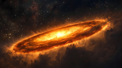 Wall Mural - space galaxy star nebula