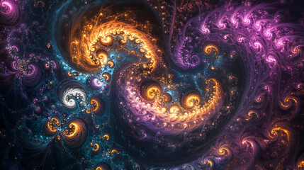 Wall Mural - fantasy galaxy fractal