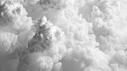 Wall Mural - fluffy white clouds in a soft, ethereal formation