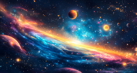 Wall Mural - background with space