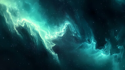 Wall Mural - abstract aurora light gradient background. liquid wavy blur texture overlay. poster, banner, present