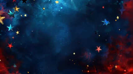 Wall Mural - starry night sky