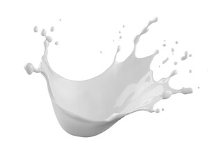 Aufkleber - High-Quality PNG milk splash Isolated on White Background – High Resolution