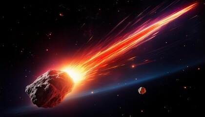 Wall Mural - planet with space