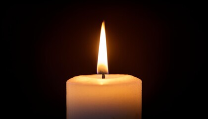 Wall Mural - candle in the dark