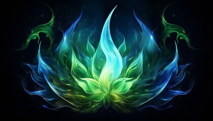 Wall Mural - abstract background with smoke