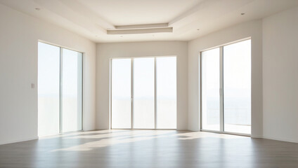  Empty Light Room Interior