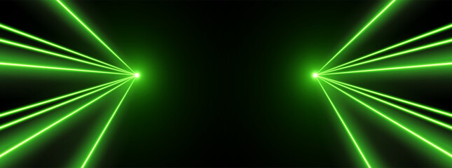 Wall Mural - laser rays or beams, glowing neon lines, bright futuristic background. motion or speed light effect.