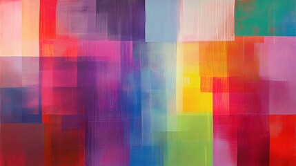 Wall Mural - Radiant chromatic abstraction with seamless transitions between vibrant neon hues