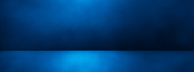 Wall Mural - abstract blue background. dark blue background with light. blue banner with copy space for your desi
