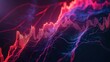 © Ari - Abstract representation of AI algorithms monitoring stock market fluctuations, digital streams and data points