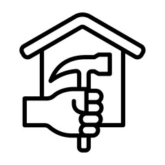 Poster - Home Repair Icon