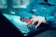 © Bussarin - Email concept with laptop spam and virus computer monitor internet security concept, businessman reading electronic mail with a laptop. Spam, junk and e-marketing on screen, Spam Email Pop-up Warning.