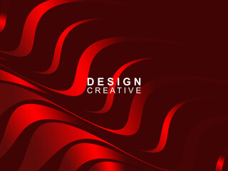 Abstract dynamic red wave background. Dark wave texture pattern design. Modern wavy lines texture. Luxurious and elegant style.