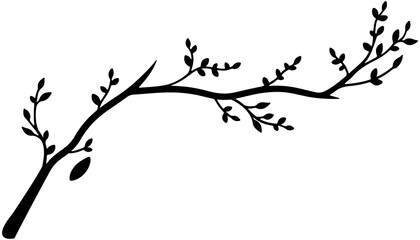 tree branch silhouette