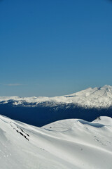 Wall Mural - Chile ski panorama top touring mountaineering patagonia vulcano