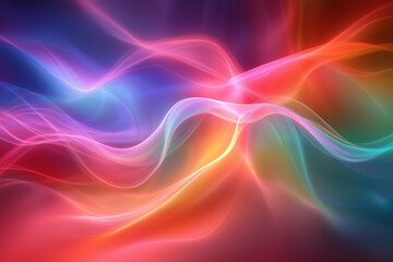Wall Mural - a background screen of a soft image with a combination of red, green and blue colors