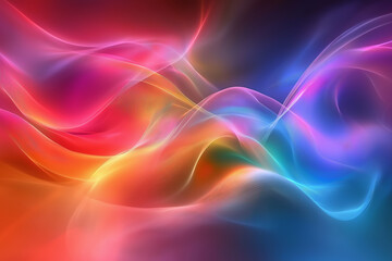 Wall Mural - a background screen of a soft image with a combination of red, green and blue colors