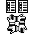 © vee - Teamwork Agreement Icon
