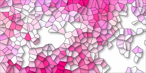 Wall Mural - seamless pattern with stone shapes vector vintage illustration background. geometric retro tiles pat