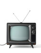 © SusDmi - The old TV on the isolated white background, low-poly