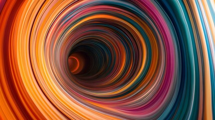 Wall Mural - abstract spiral pattern with vibrant colors swirling in a dynamic motion, conveying energy and movem