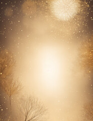 Wall Mural - background with stars - abstract light golden background - Generative AI