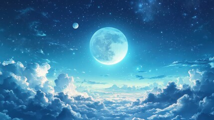 Wall Mural - moon in the sky