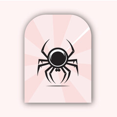 Spider vector logo illustration